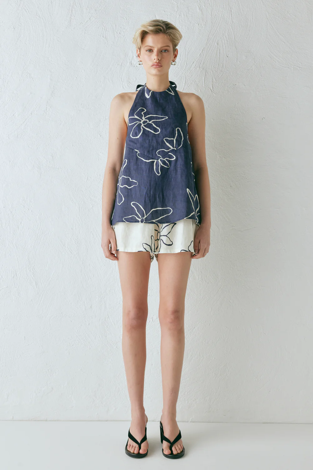Sierra Linen Top Fleur - Image 3