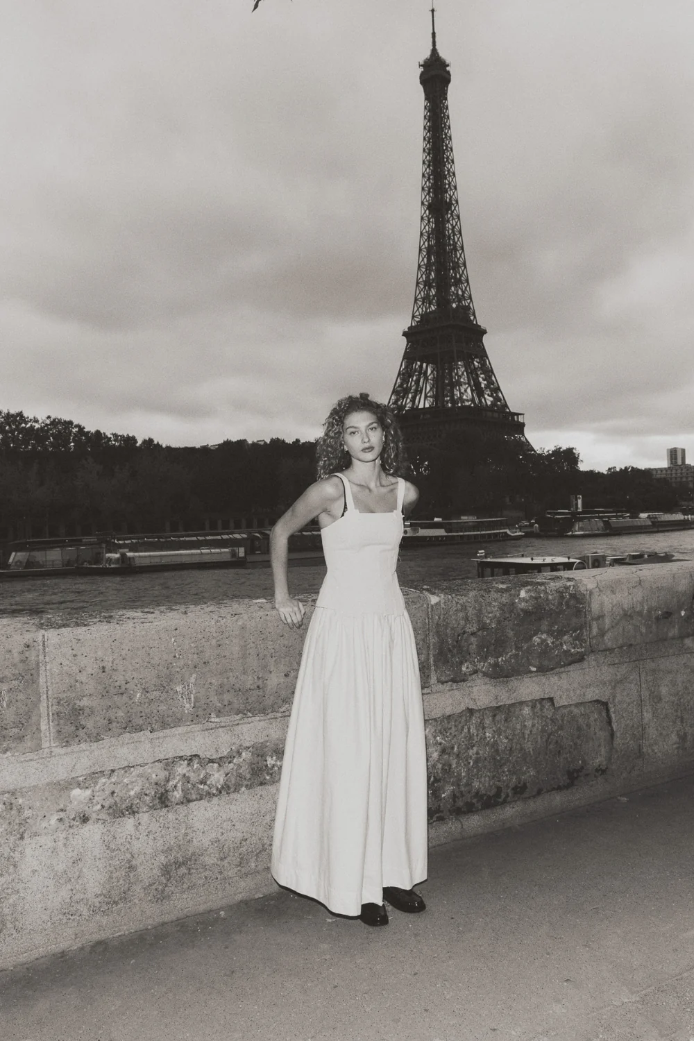 Sloane Maxi Dress Cream - Image 5