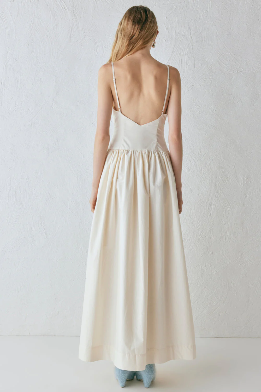 Sloane Maxi Dress Cream - Image 9