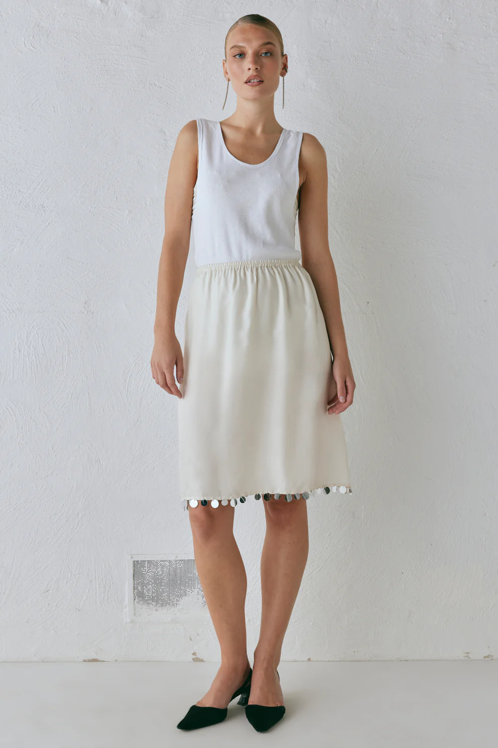 Spritz Midi Skirt Cream - Image 7