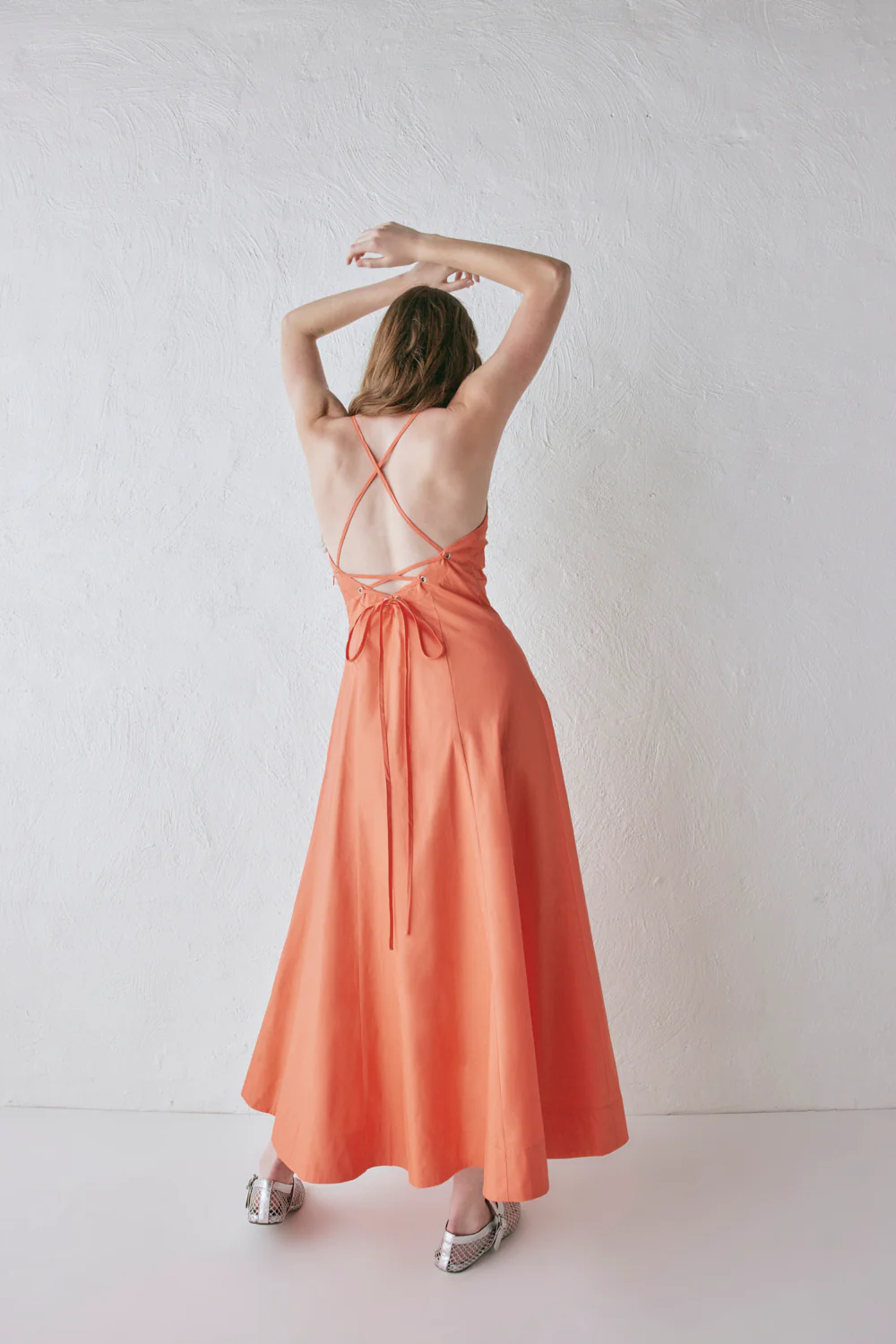 Stef Maxi Dress Coral - Image 5