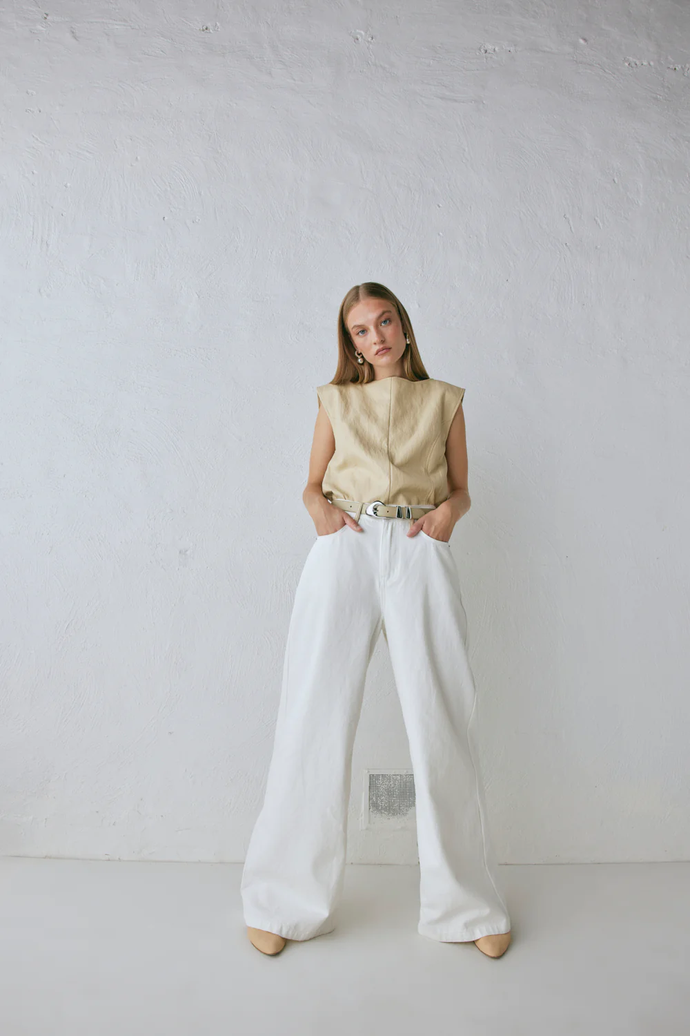 Sutton Denim Jeans White - Image 3