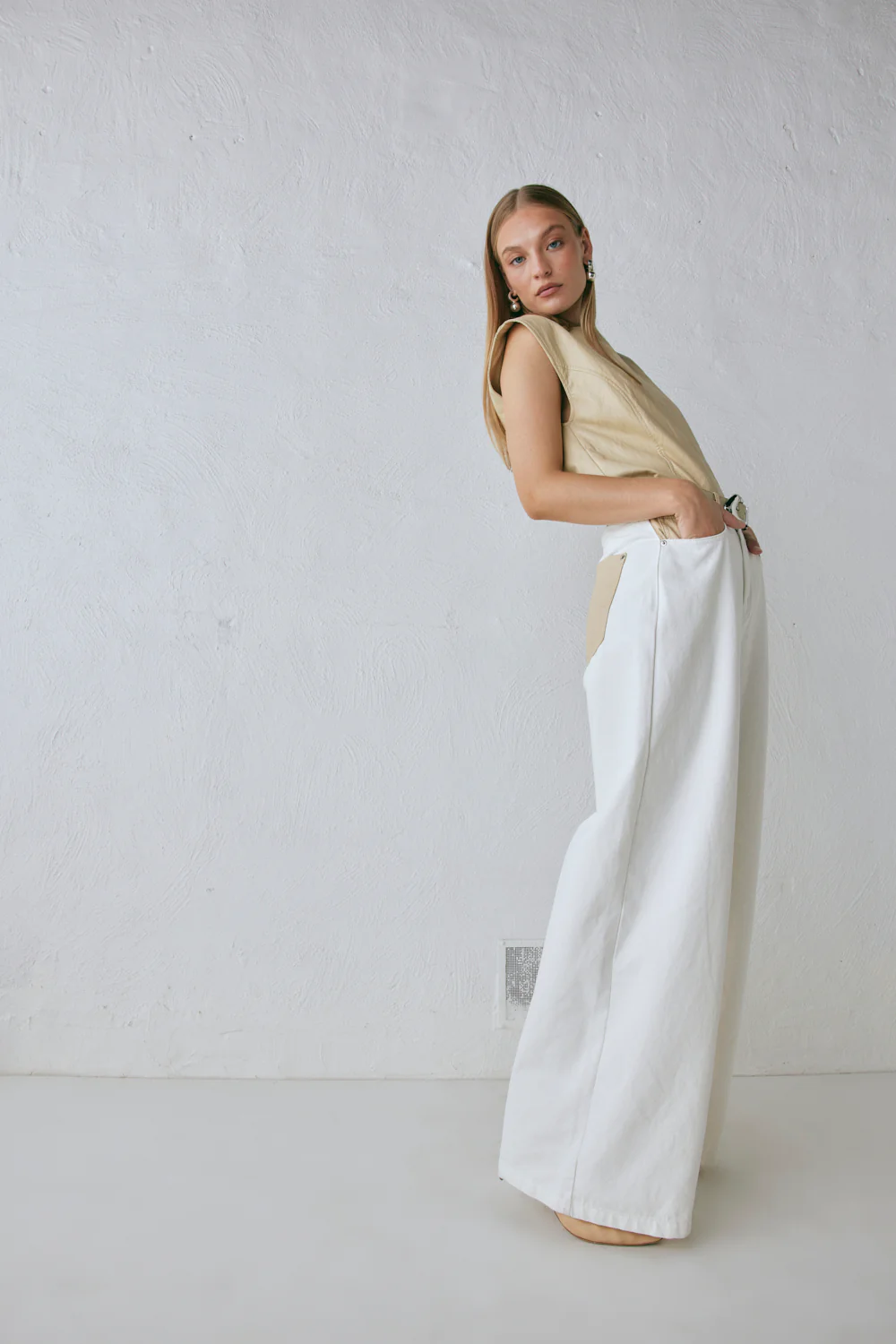 Sutton Denim Jeans White - Image 6