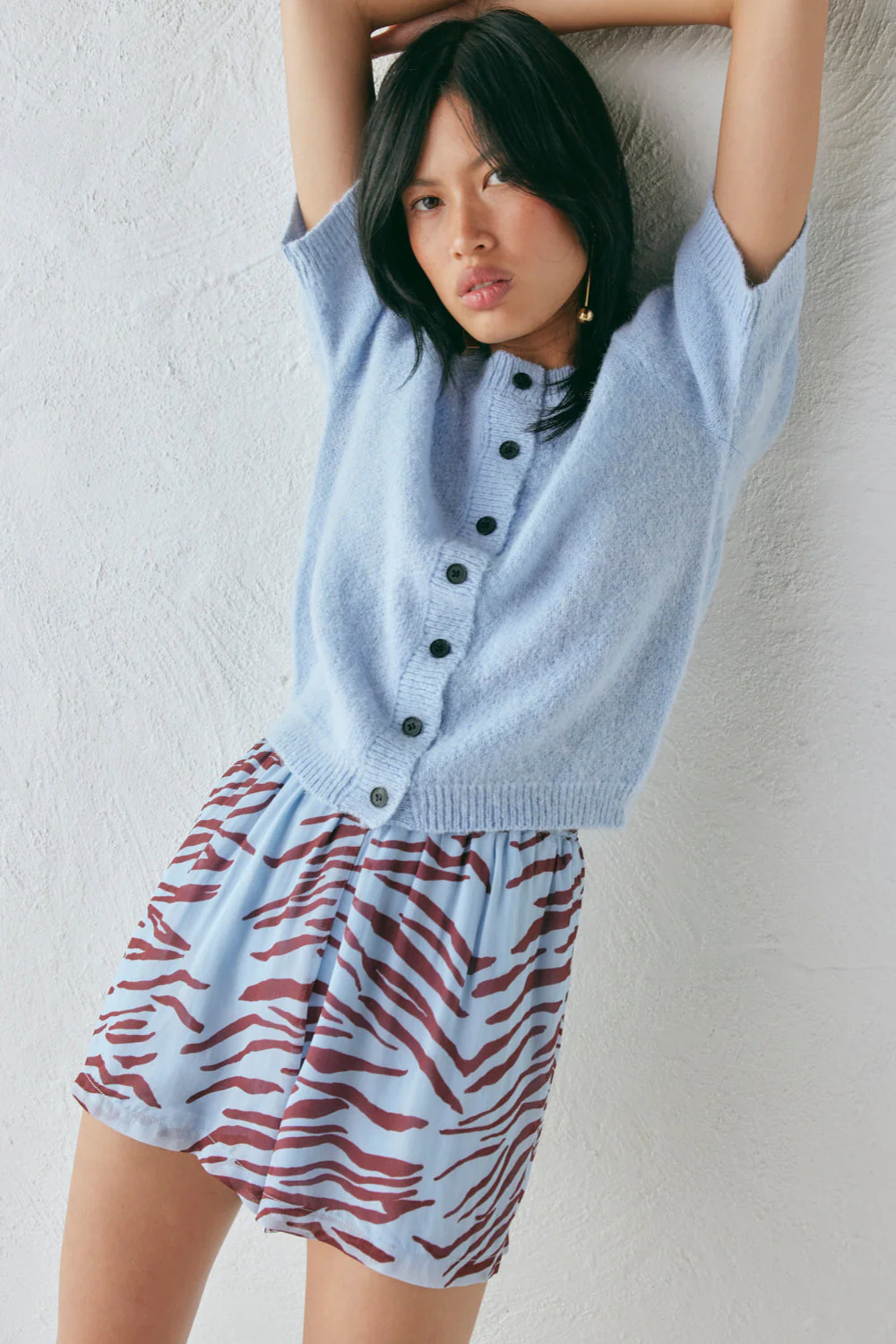 Tess Knit Top Sky - Image 7