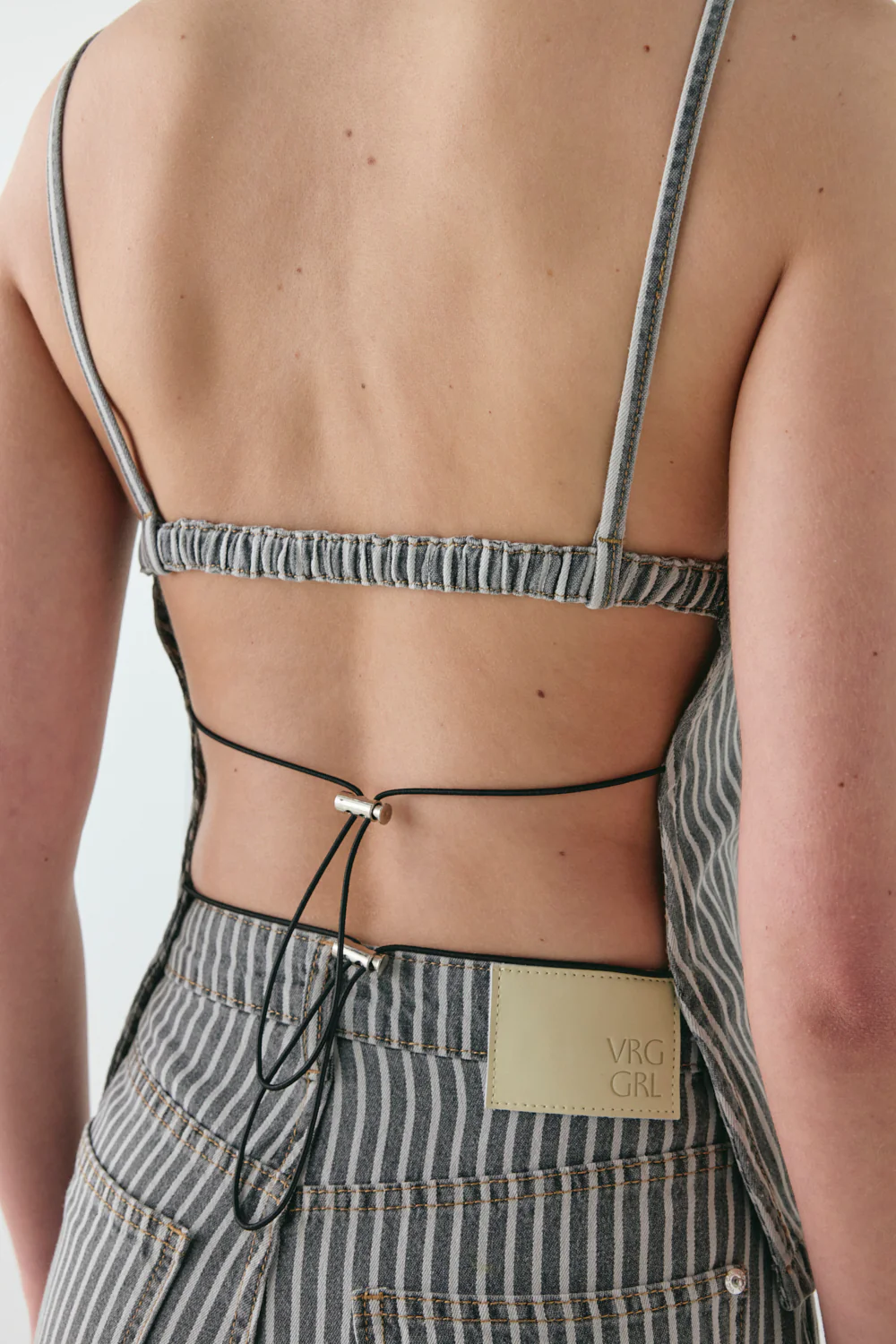 Tilda Denim Top Stripe - Image 2