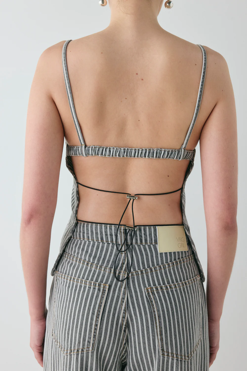 Tilda Denim Top Stripe - Image 6