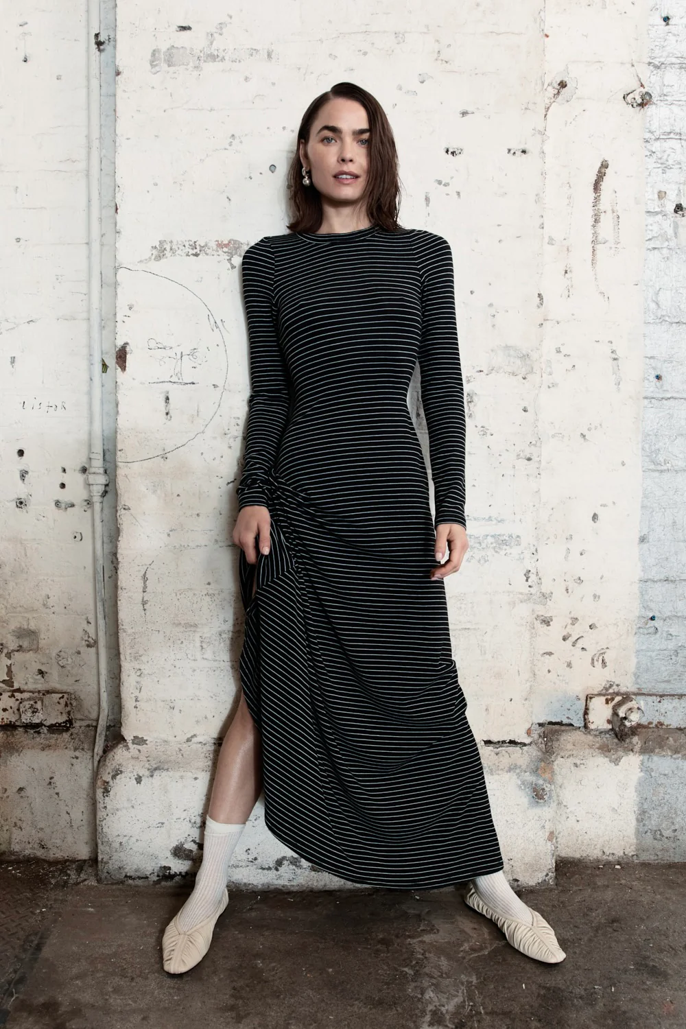Toni Maxi Dress Stripe - Image 6