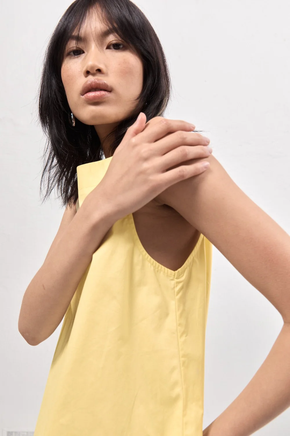 Tulli Mini Dress Lemon - Image 5