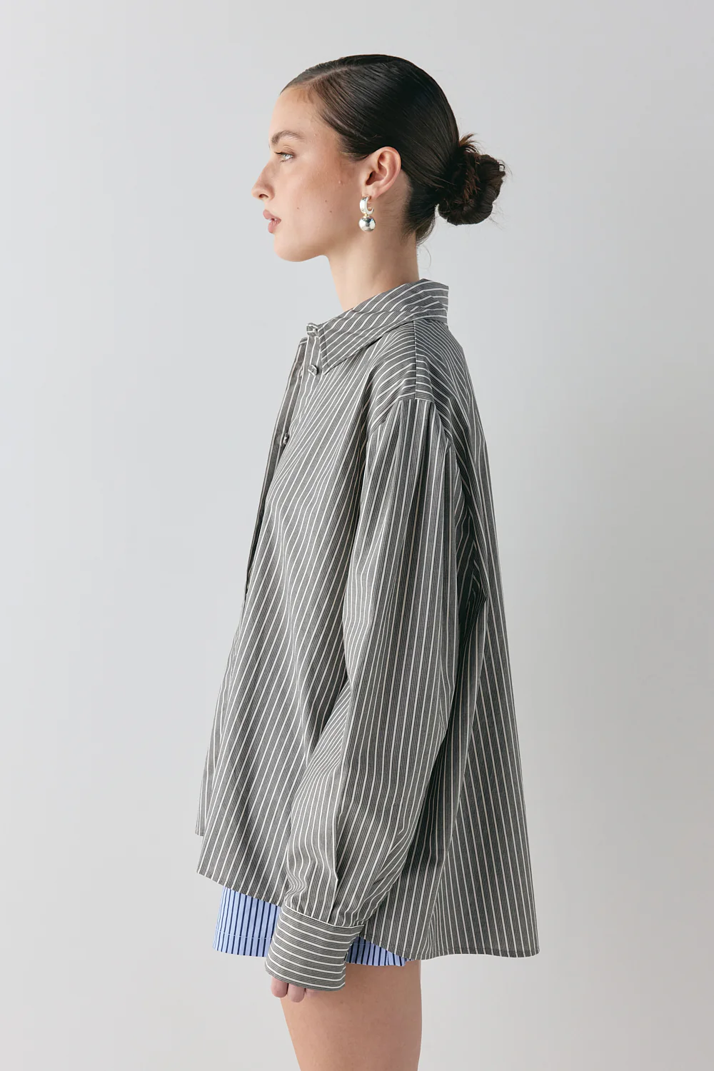 Tully Shirt Charcoal Stripe - Image 3
