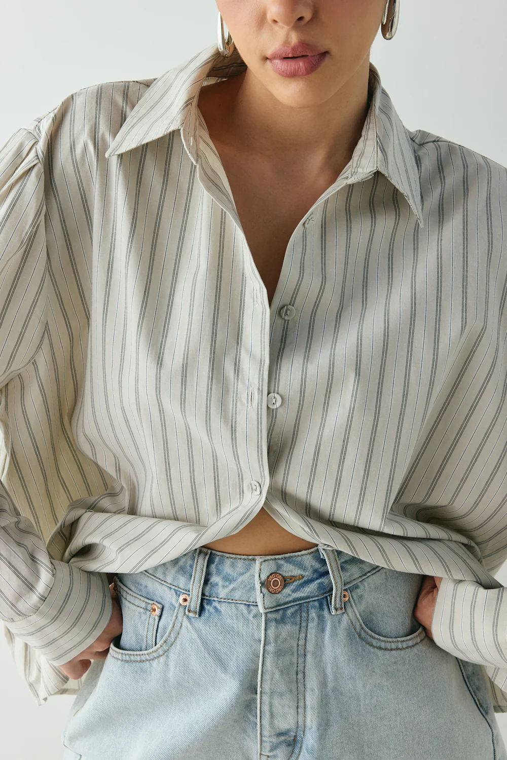 Tully Shirt Oat Stripe - Image 2