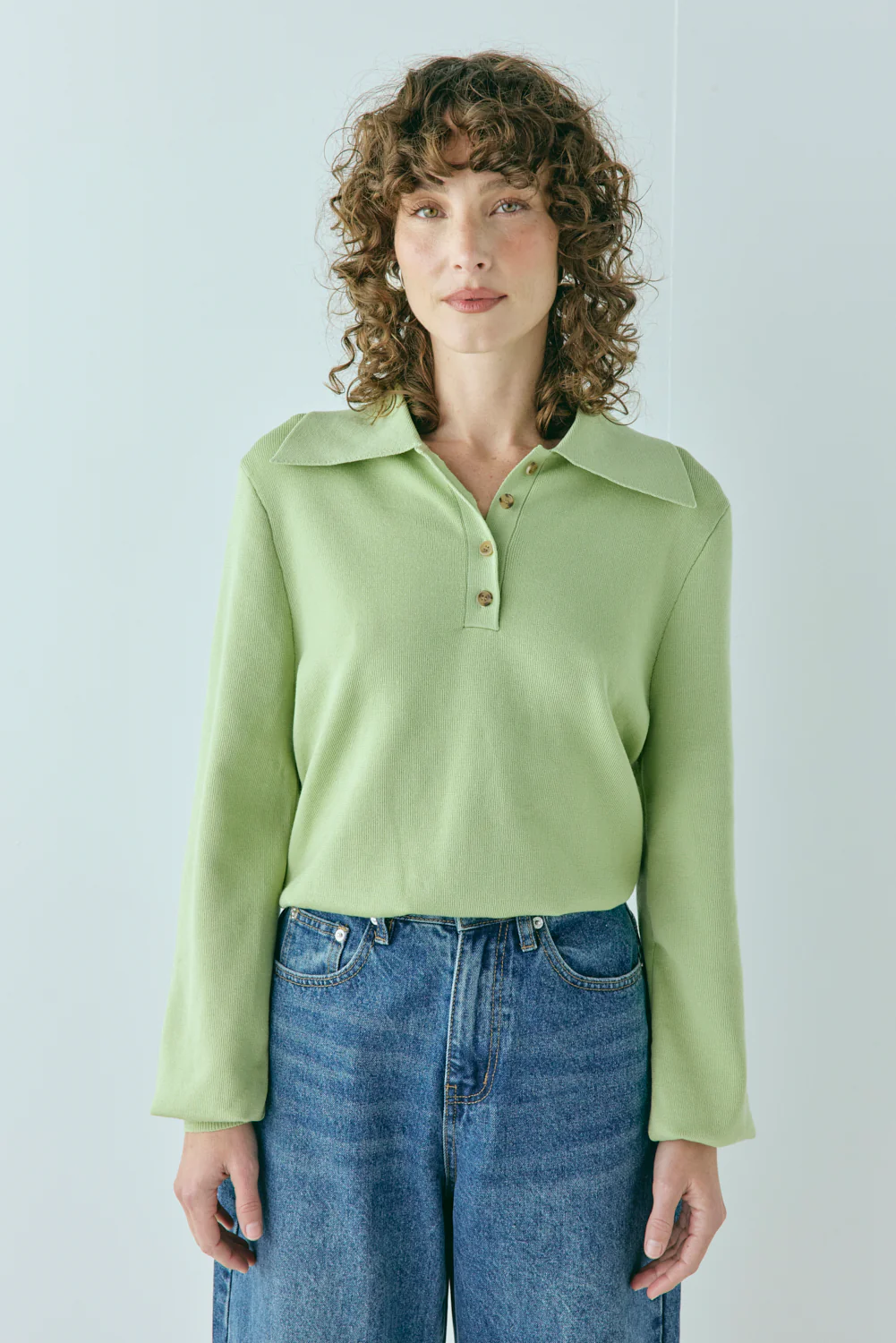 Tyra Knit Jumper Lime