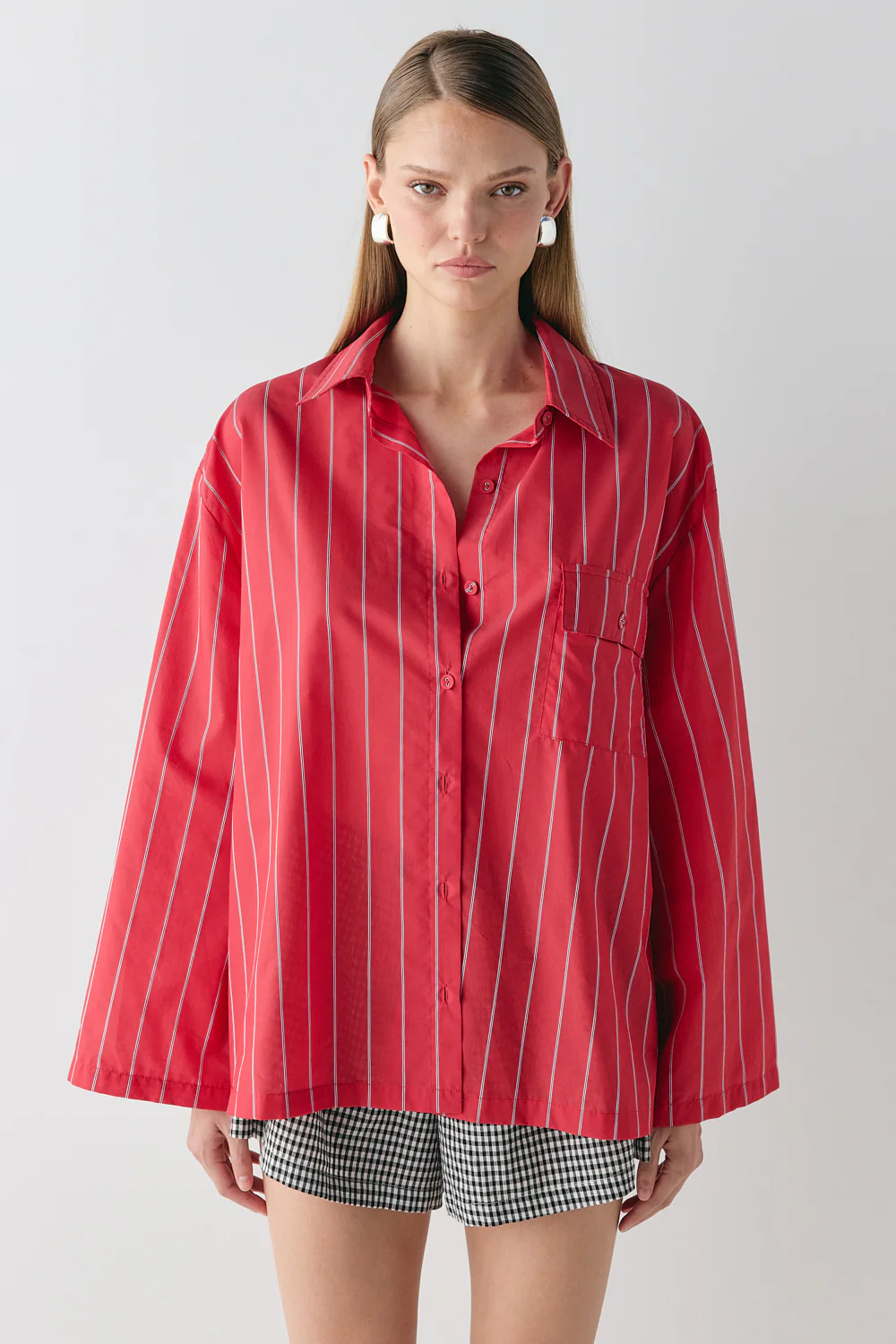 Vale Shirt Red Stripe - Image 2