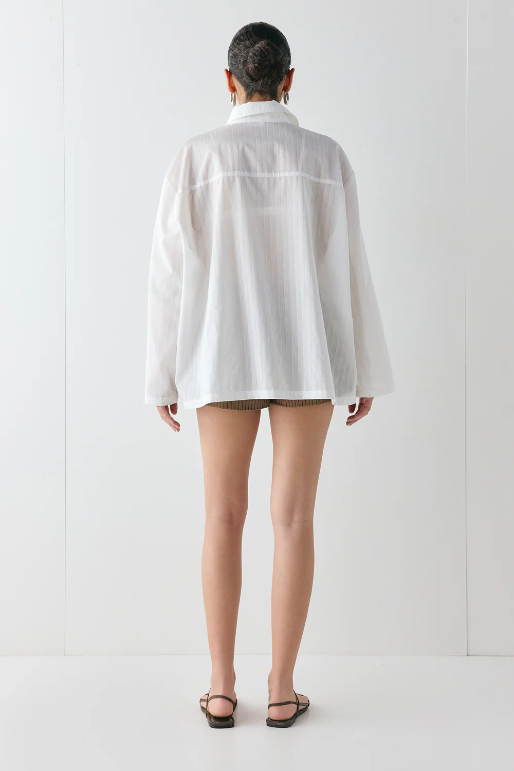 Vale Shirt White Stripe - Image 6