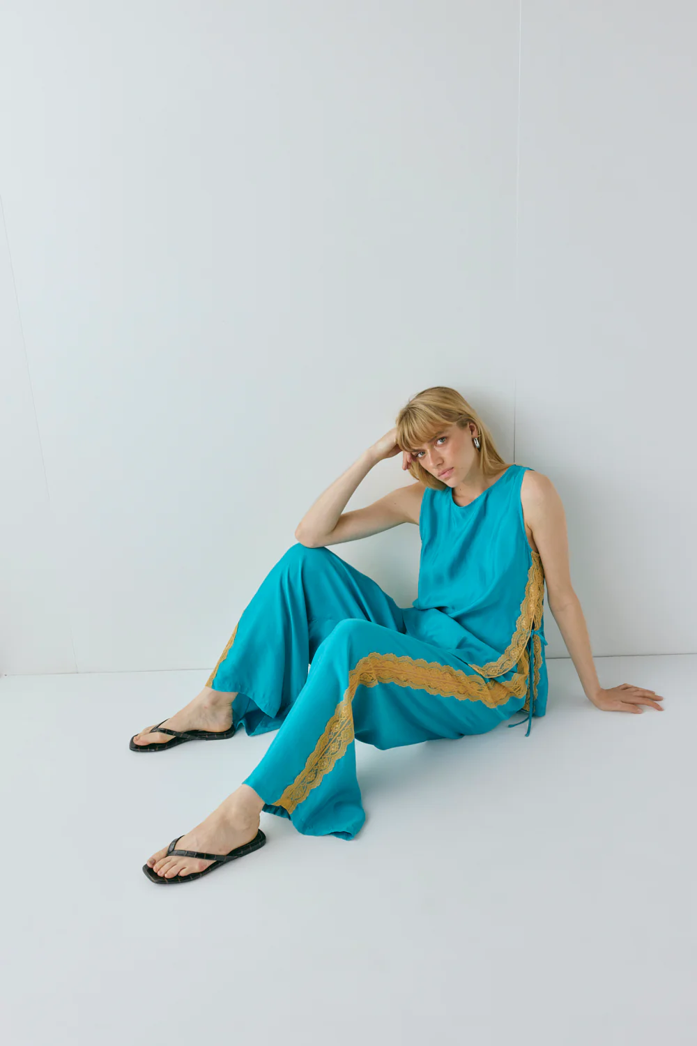 Verena Pants Teal - Image 6