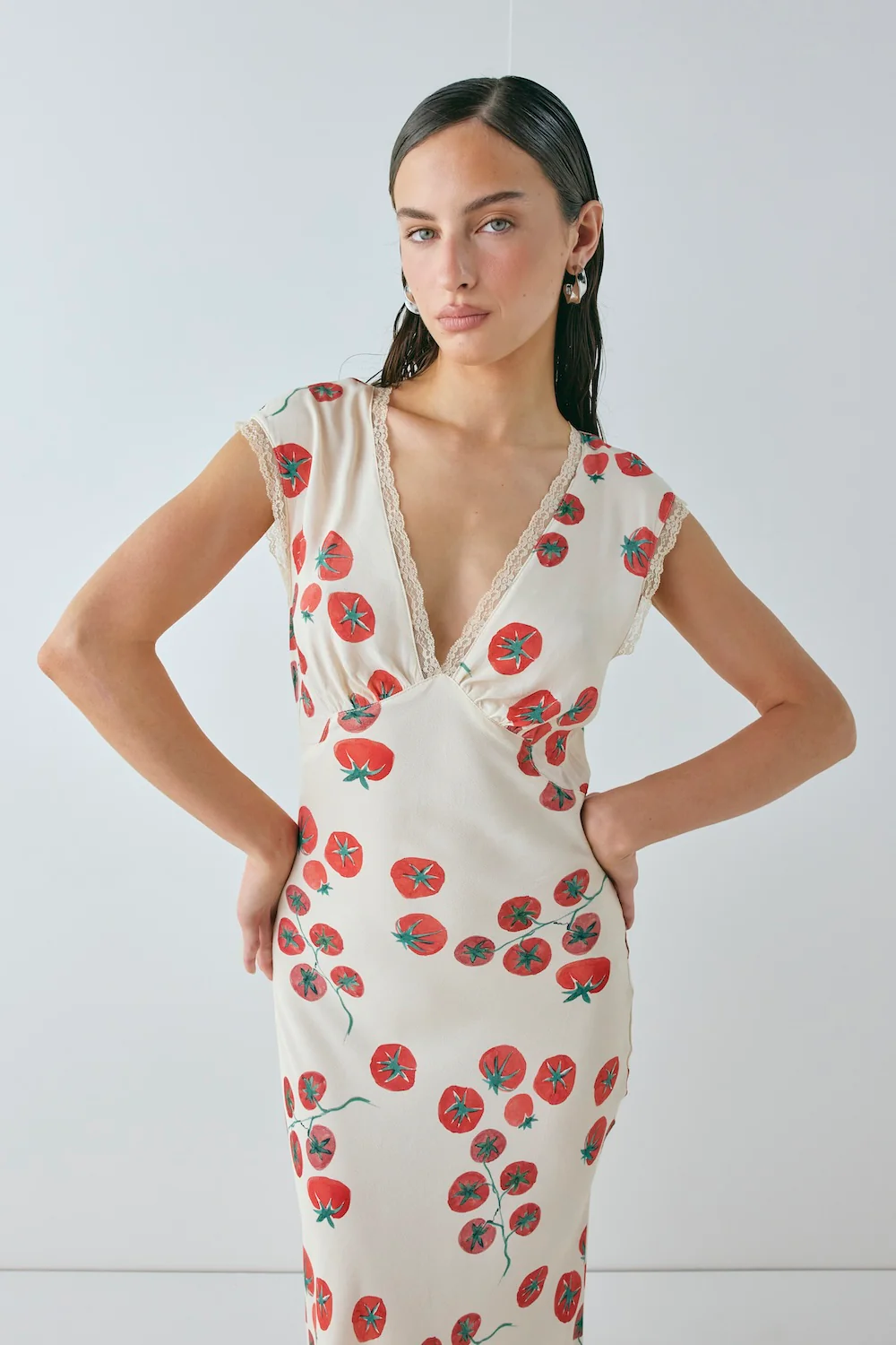 Vintage Lover Bias Cut Maxi Dress Roma - Image 2