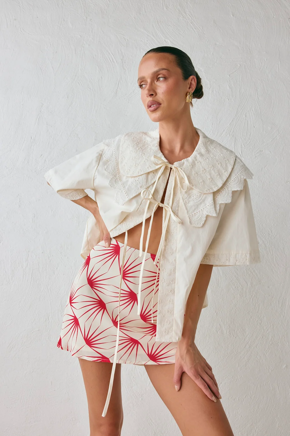 Vintage Lover Bias Cut Mini Skirt Luz - Image 4