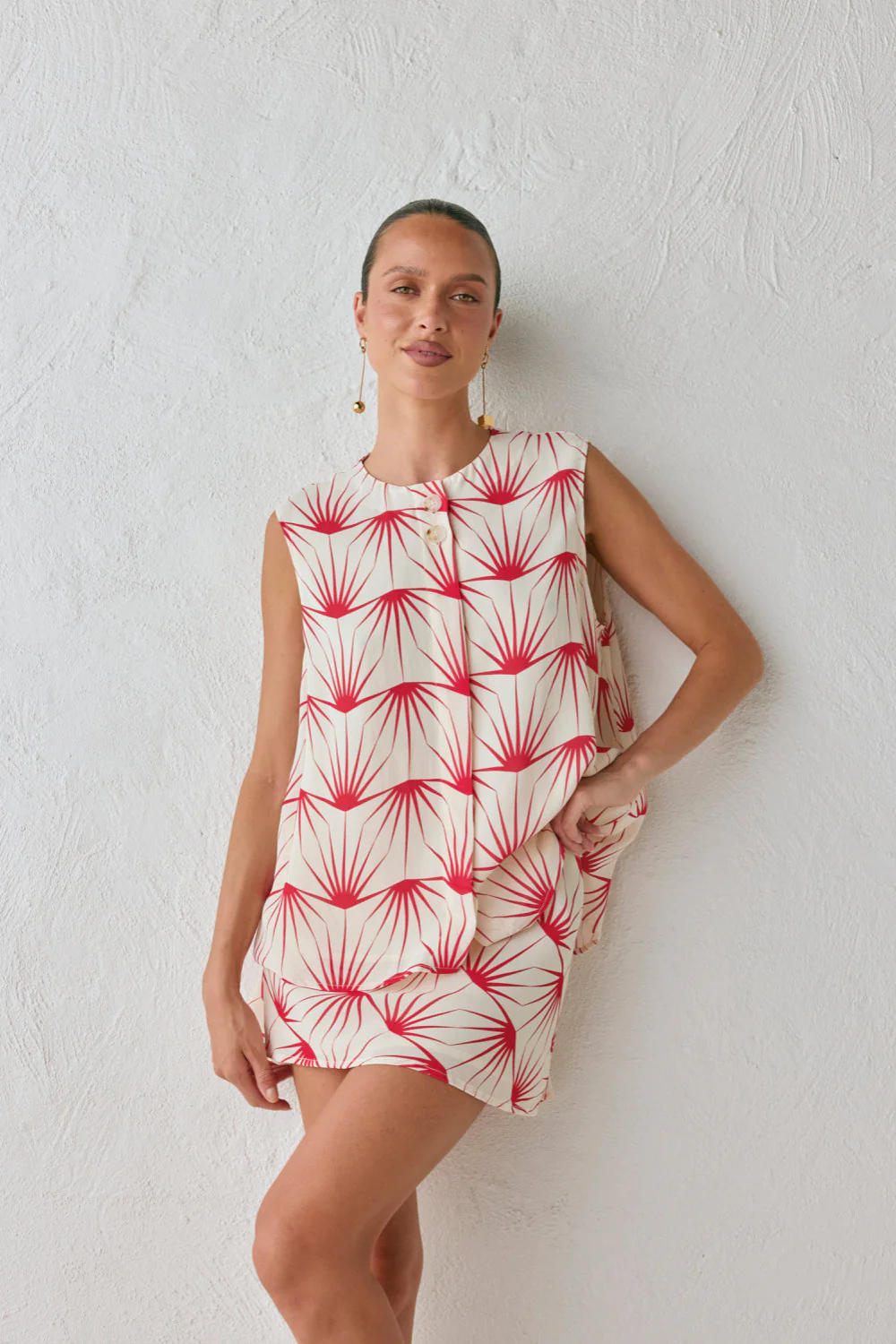 Vintage Lover Bias Cut Mini Skirt Luz - Image 5