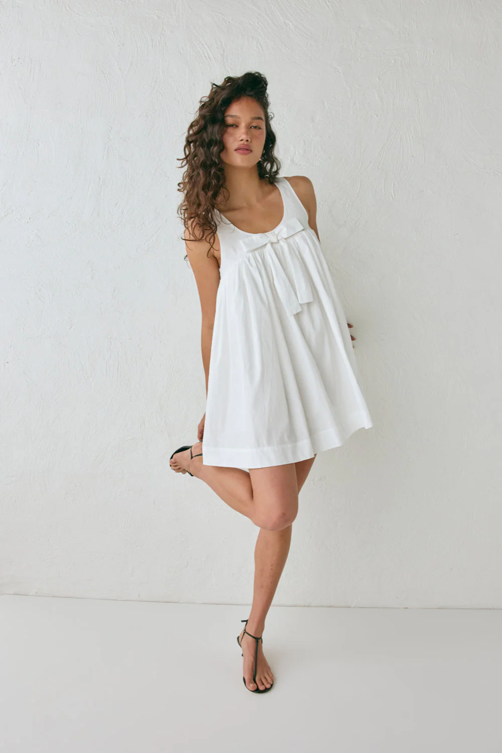 Violeta Mini Dress White - Image 4