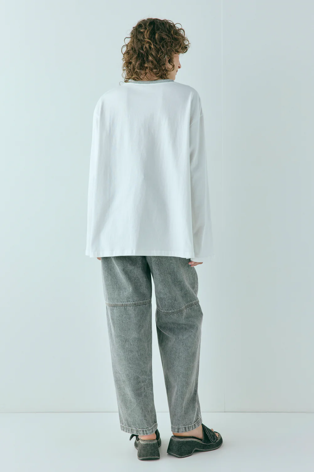 Willow Long Sleeve Tee White - Image 6