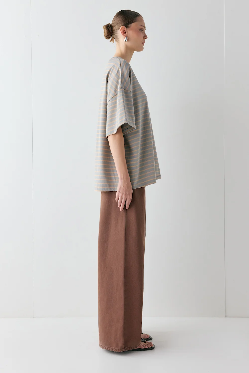 Willow Tee Apricot Stripe - Image 4