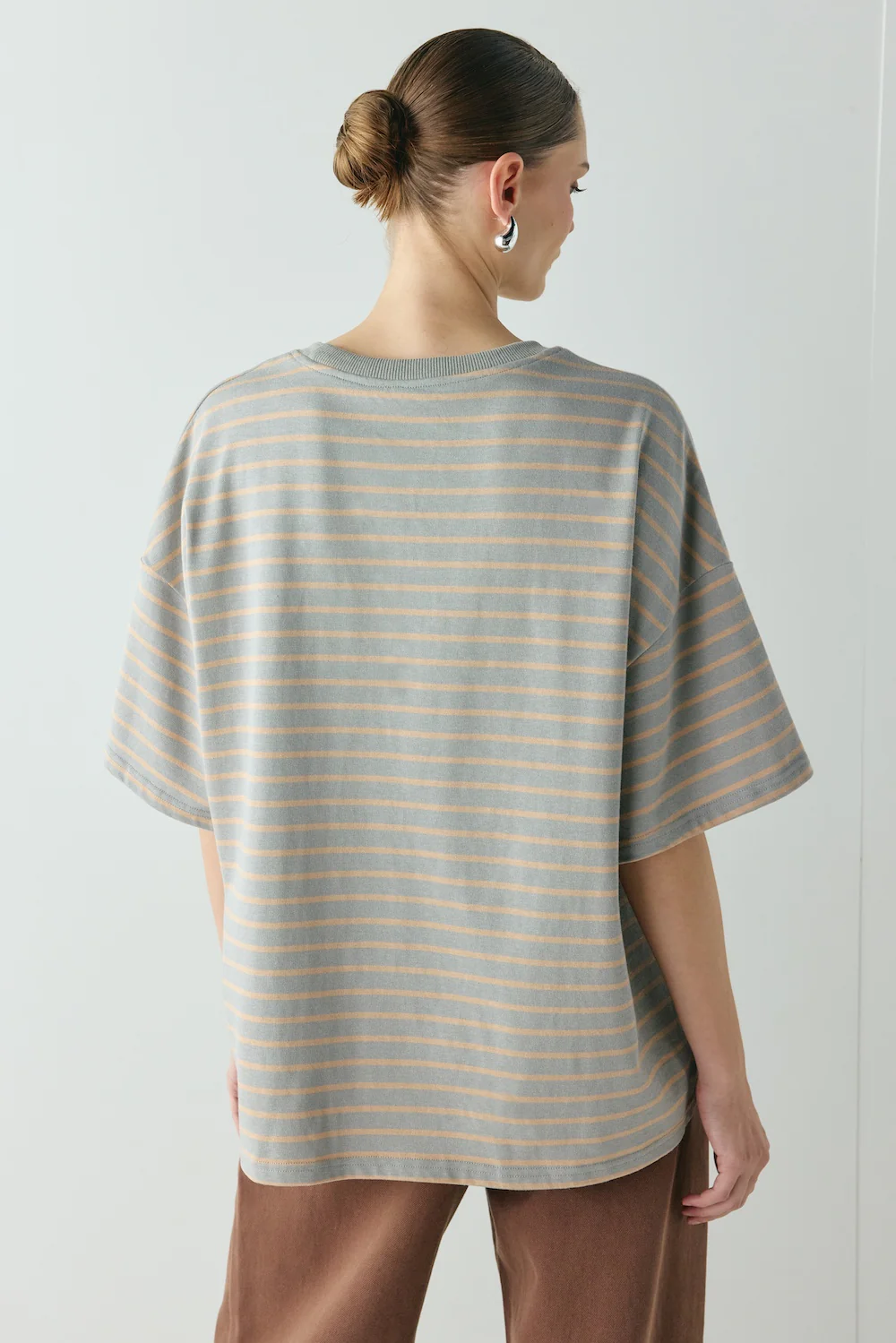 Willow Tee Apricot Stripe - Image 5