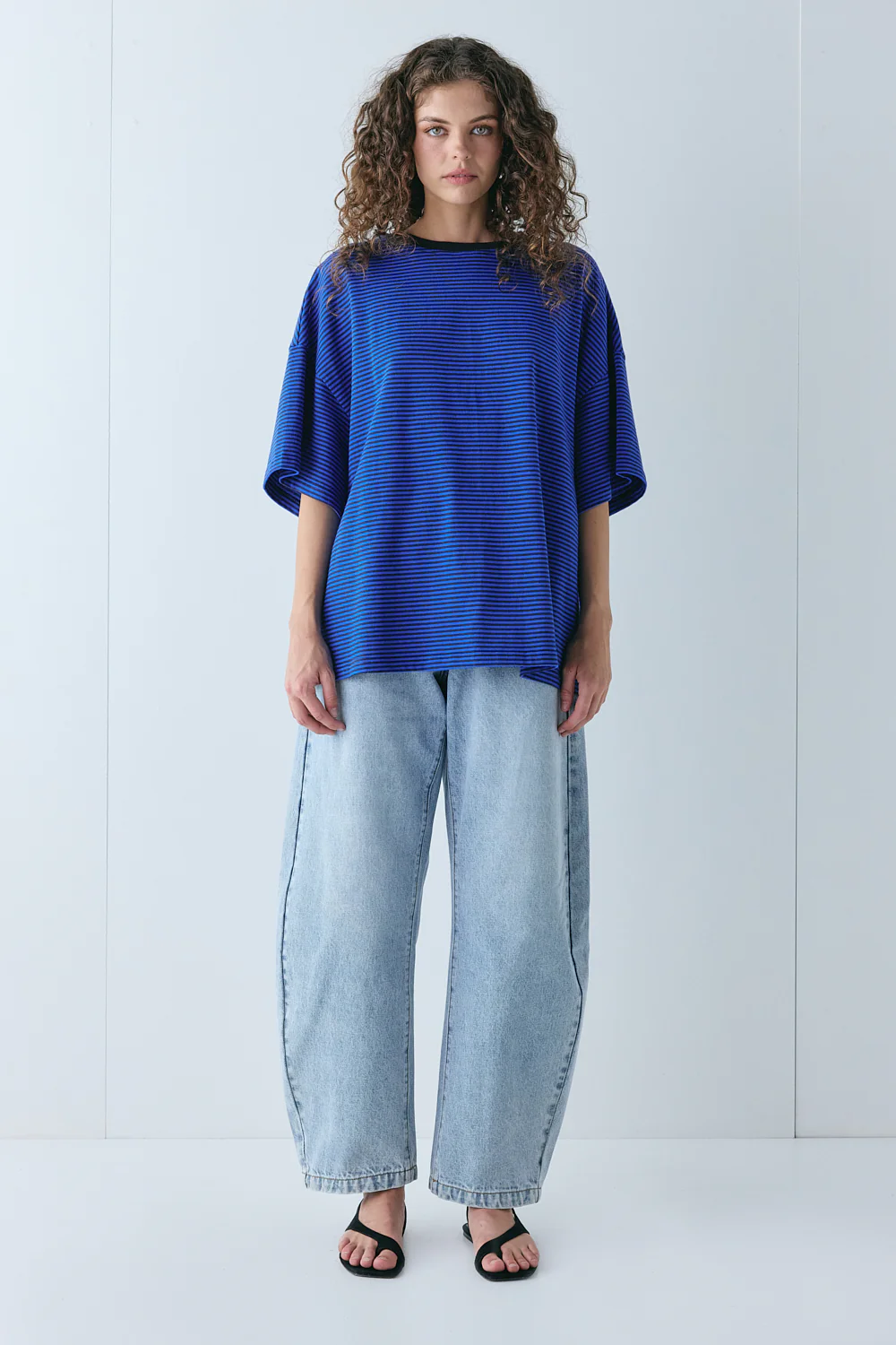 Willow Tee Cobalt Stripe - Image 2