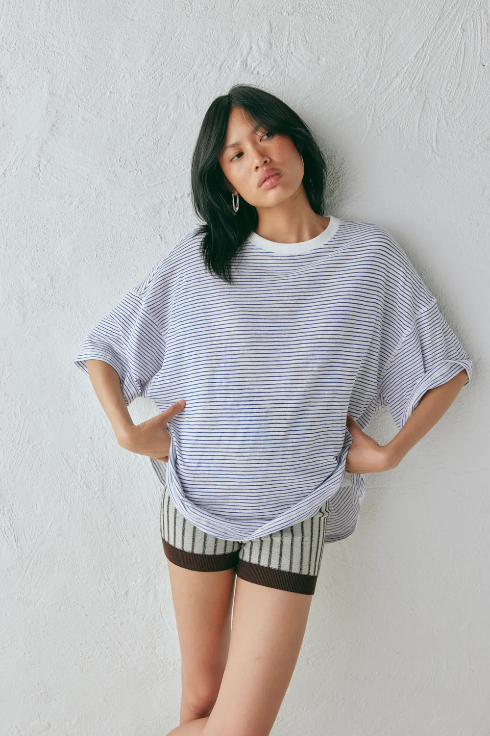 Willow Tee Navy Stripe - Image 4