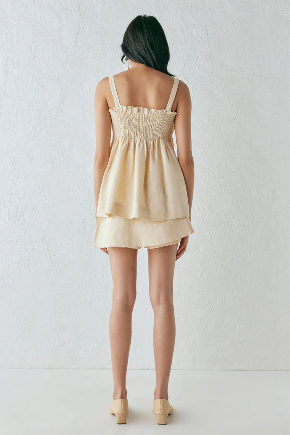 Yasmin Linen Top Custard - Image 7