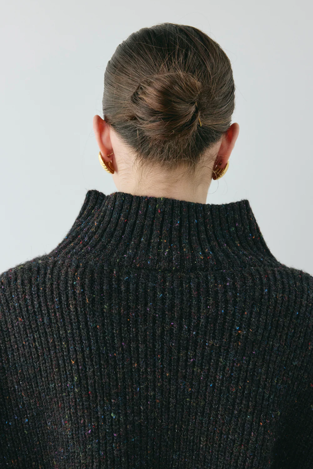 Yumi Knit Jumper Black Speckle - Image 7