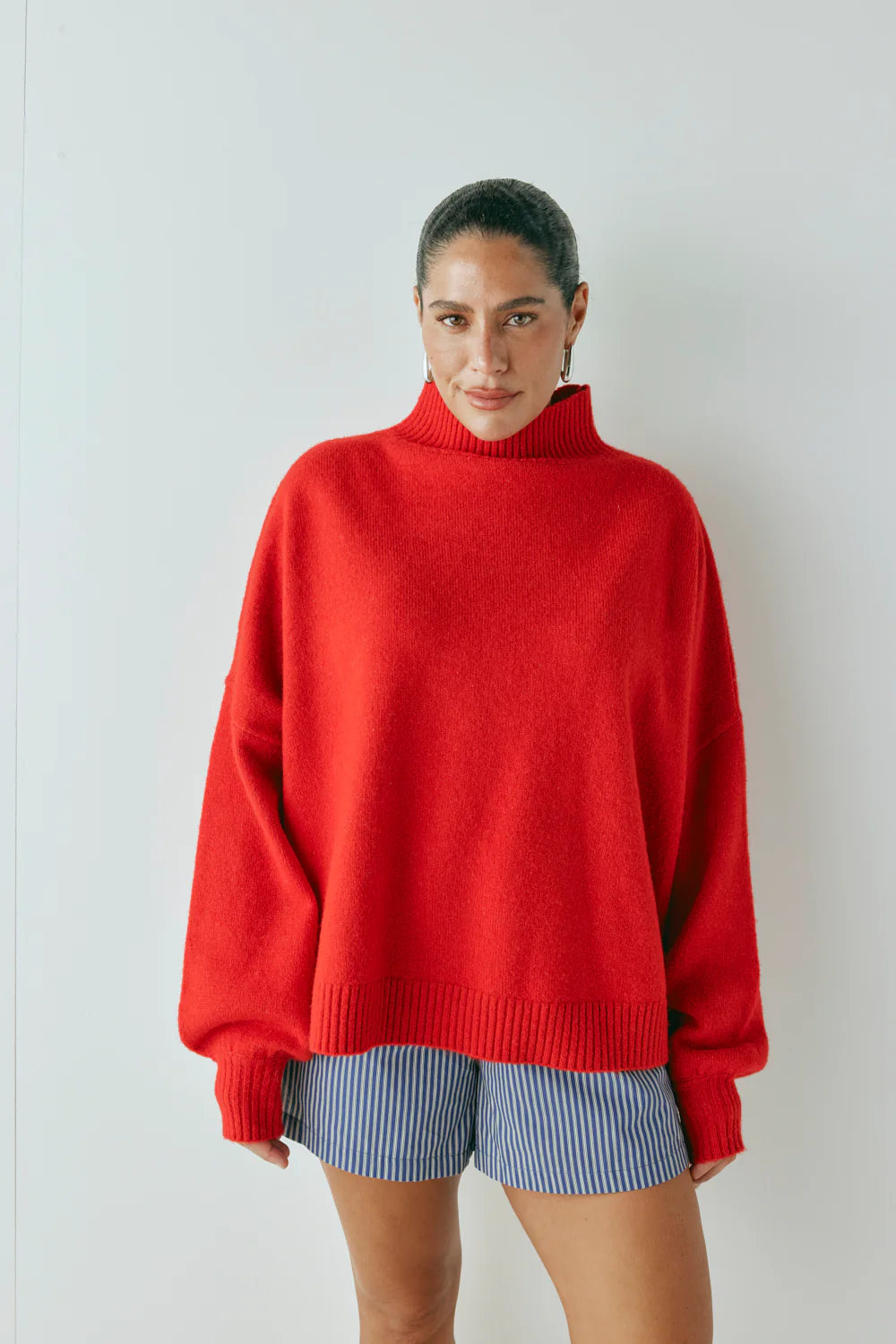 Yumi Knit Jumper Red - Image 6