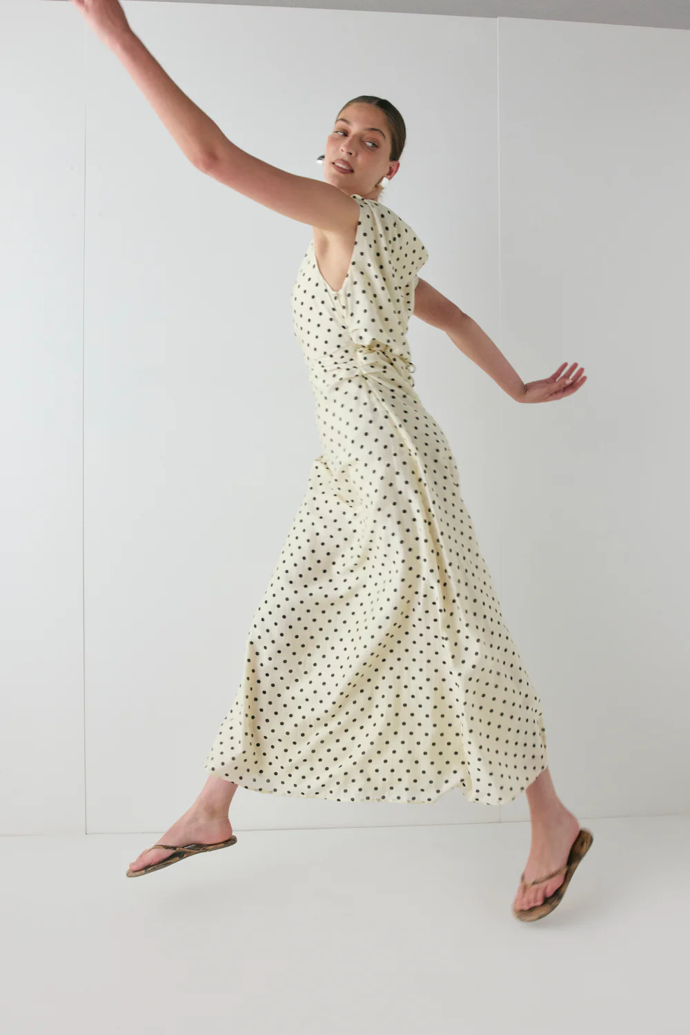Yvonne Maxi Dress Polka Dot - Image 2