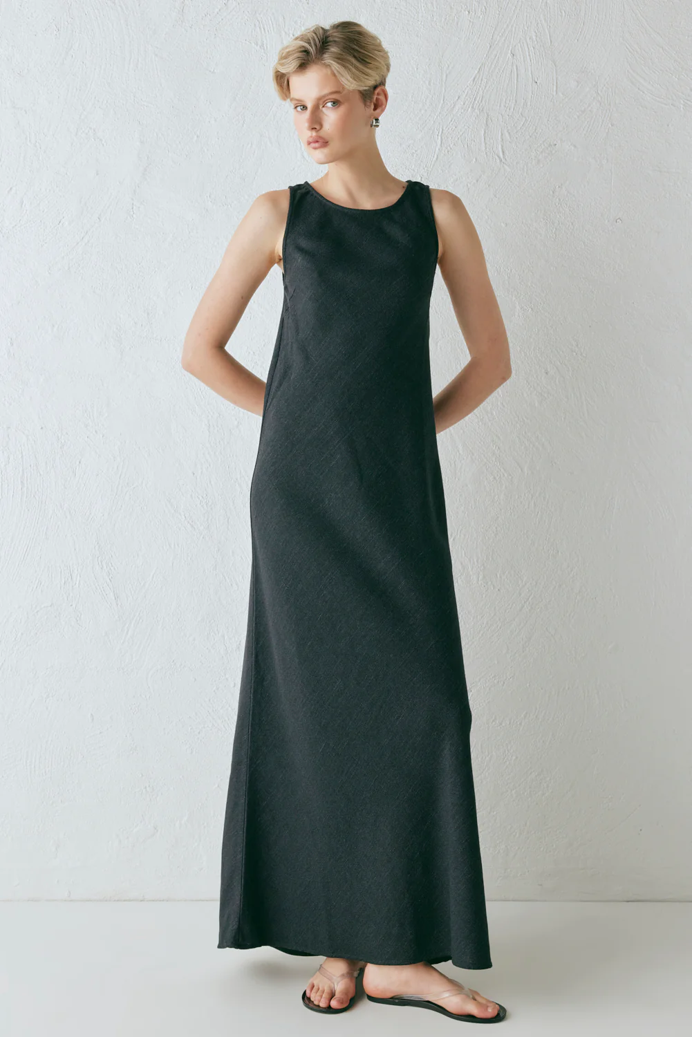 Zaria Maxi Dress Black - Image 5