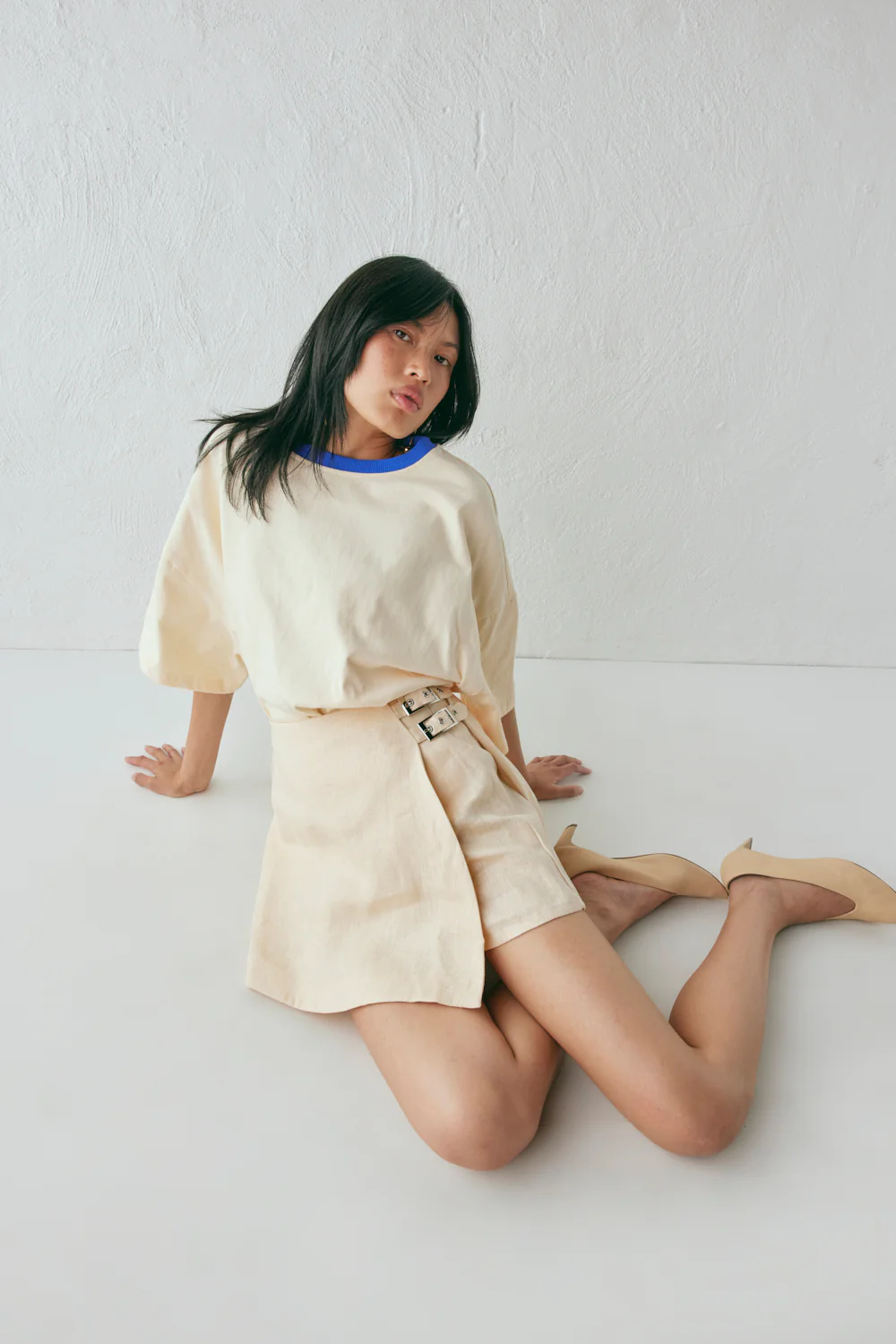 Zinia Skort Custard - Image 2