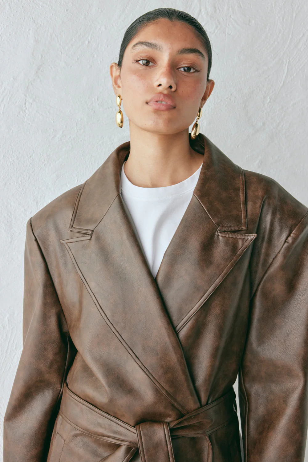 Zoa Trench Coat Coffee - Image 5