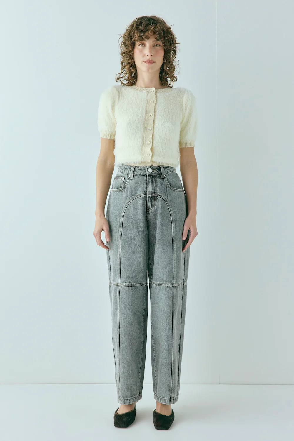 Zora Denim Jeans Washed Grey