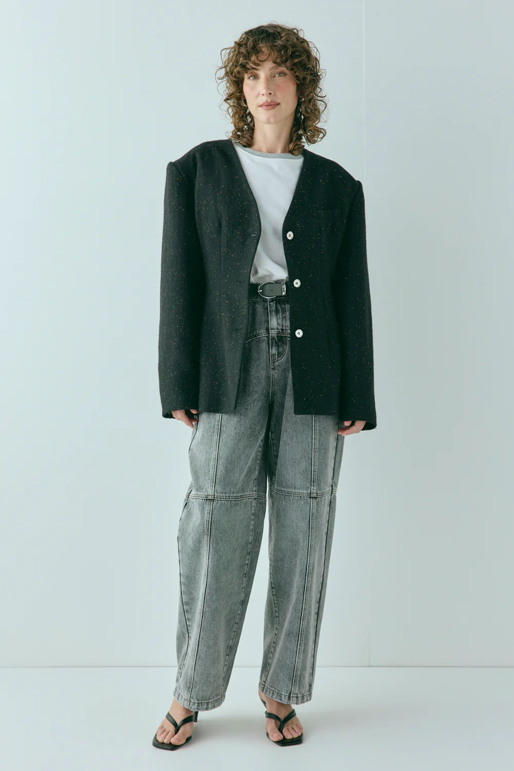 Zora Denim Jeans Washed Grey - Image 5